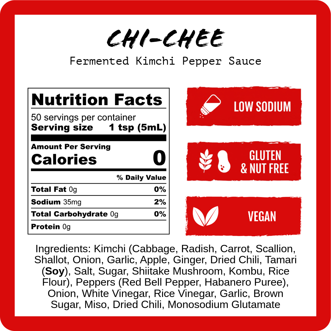 Chi-Chee - Fermented Kimchi (9oz)