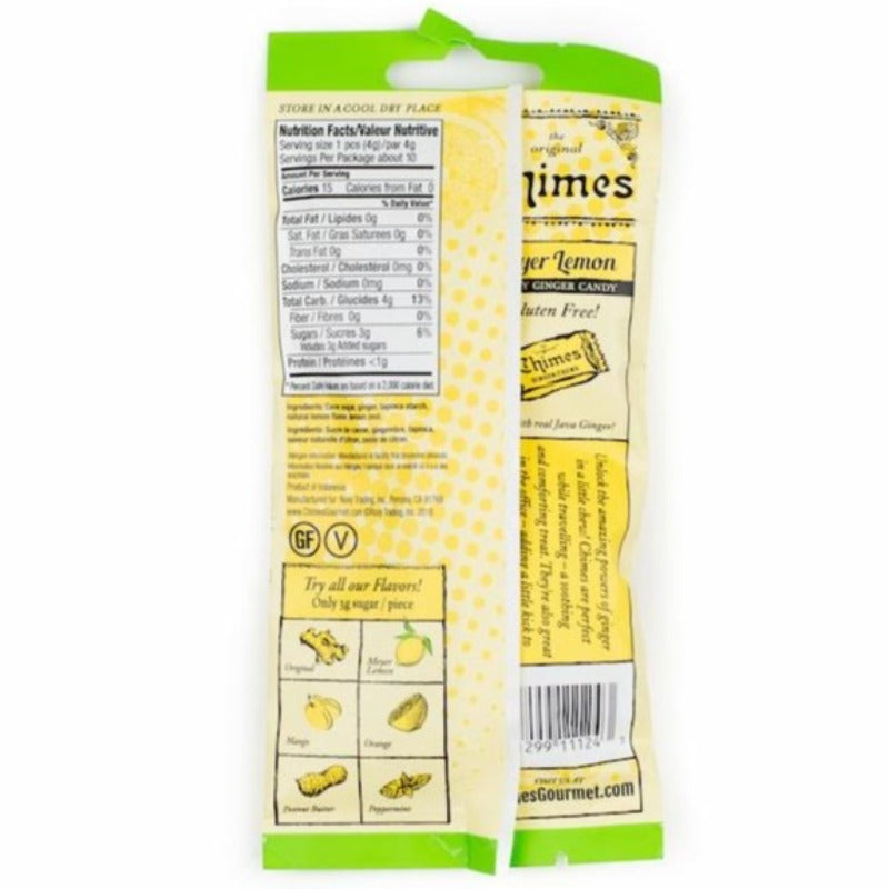 Chimes Ginger Chews Chewy Candy, 1.5 oz, 7 Flavors Available!