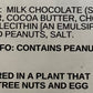 Chocolate Peanut Clusters - Tub - 17oz