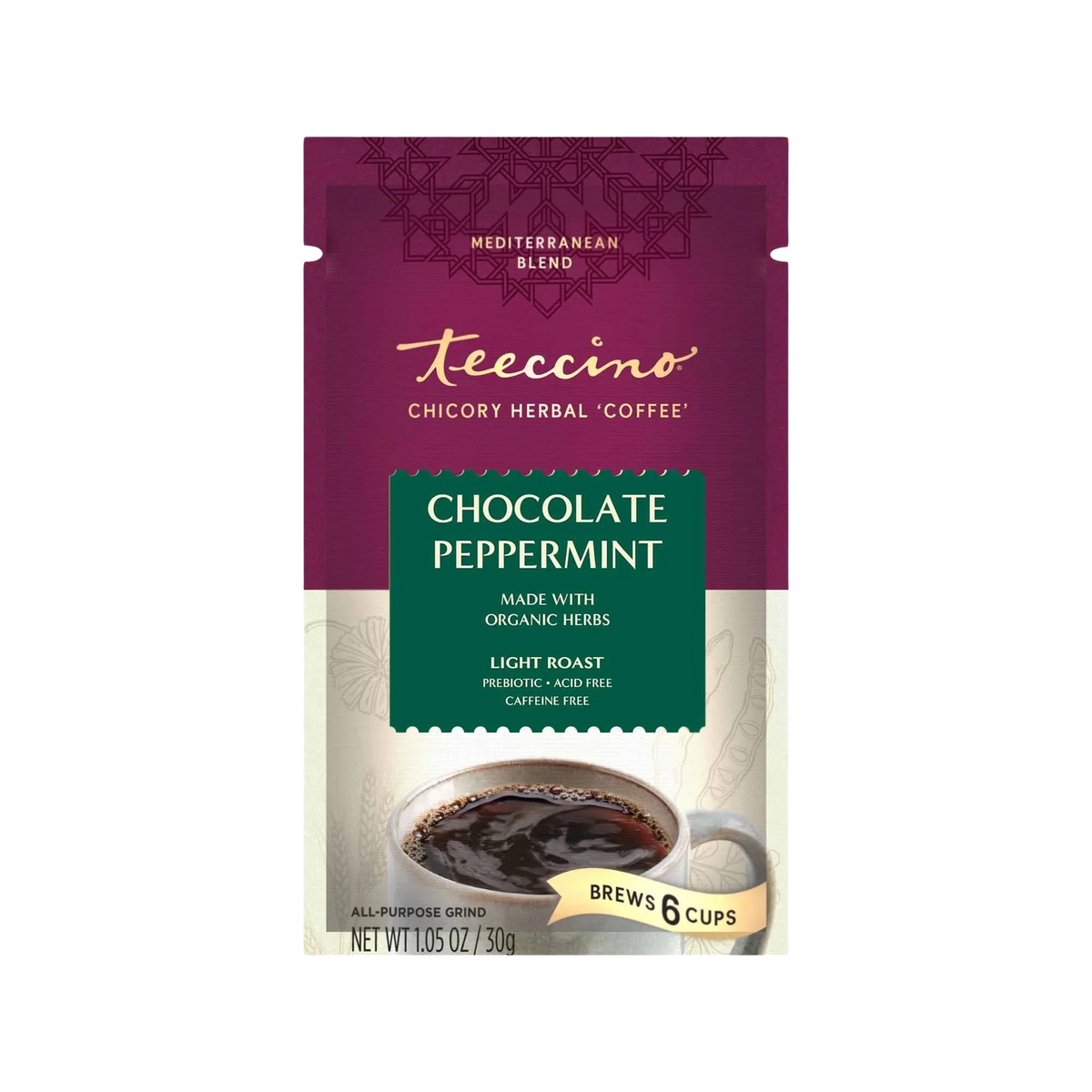 Chocolate Peppermint Chicory Herbal Coffee