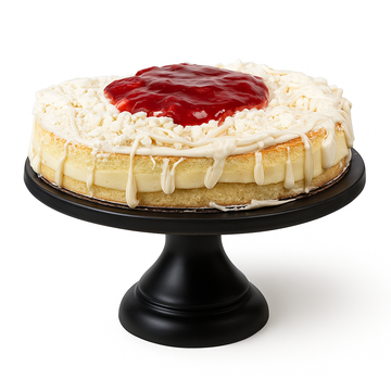 White Chocolate Cake by Andy Anand, Topped with Strawberry (2.5 lbs) Enjoy the amazing taste of a classic Cake, Perfect for celebrations