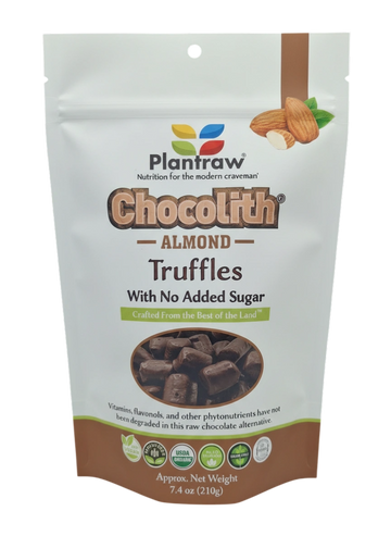 Chocolith® - Almonds (7.4 oz) - Vegan, Gluten-Free, Paleo, 0g refined carbs.