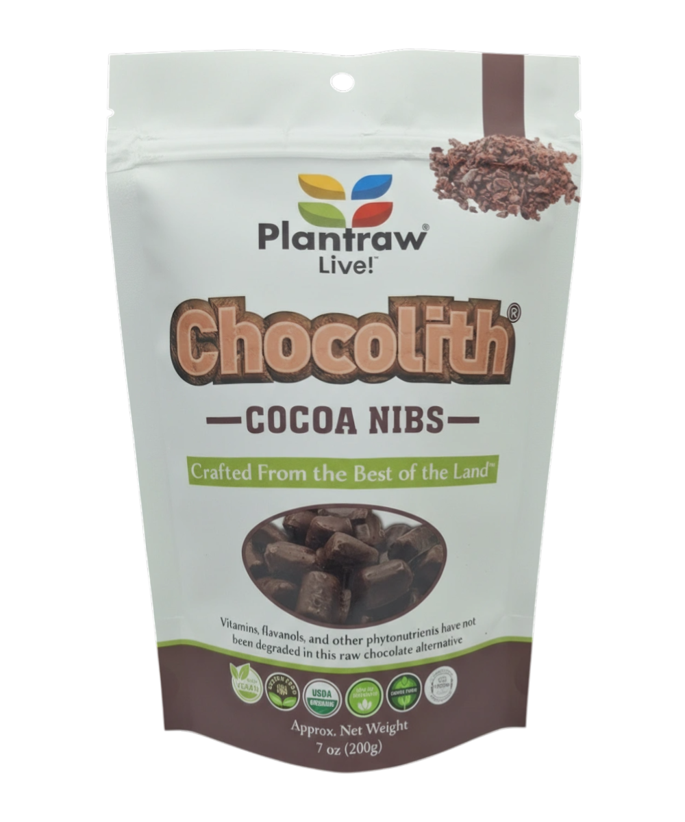 Chocolith® - Nibs (7oz) - Vegan, Gluten-Free, Paleo, 0g Refined Carbs.
