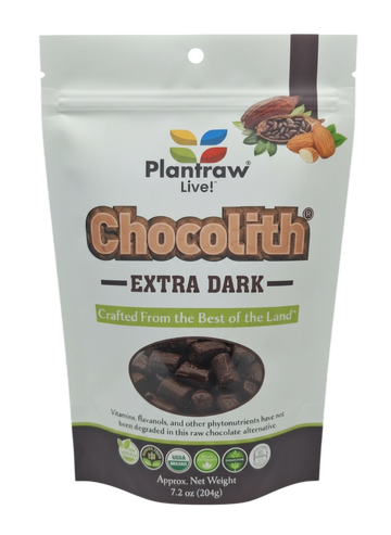 Chocolith® - Extra-Dark Almonds (7.2 oz) - Vegan, Gluten-Free, Paleo, 0g refined carbs.