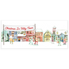 Christmas In Kitty Town Vintage Sticker