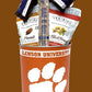 Clemson Tigers Gift Tin Basket - Savory or Sweet Snacks - Made in USA