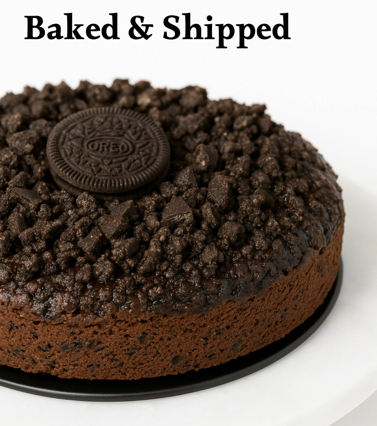 Andy Anand Cookies & Cream Cake, 9-Inch, 2 lb – Made Fresh Daily, Gourmet Gift Boxed, Birthday, Valentine's, Christmas & Anniversary Gift