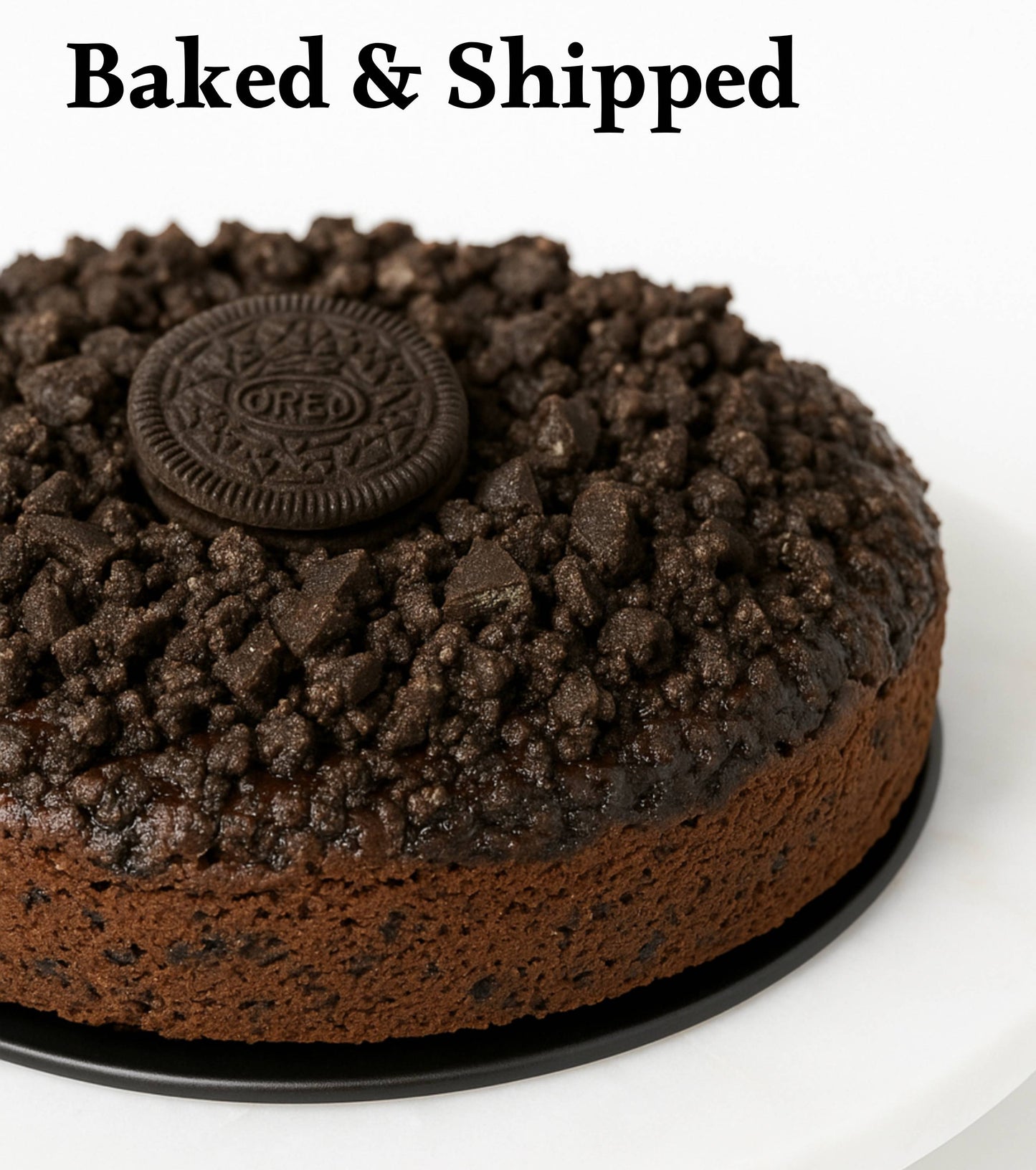 Andy Anand Gluten-Free Cookies & Cream Cake, 9-Inch, 2 lb – Hand-Baked, All-Natural, No Preservatives, Birthday & Celebration Gift Box