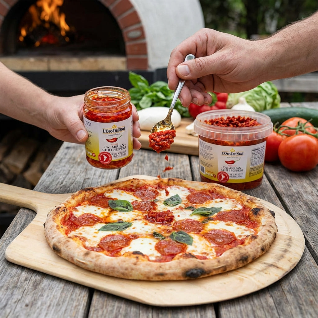 L'Oro Del Sud, Calabrian Chili Pepper Paste, 10.9 oz (310 g)