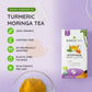Organic Moringa Tea - Turmeric - Caffeine-Free Herbal Tea