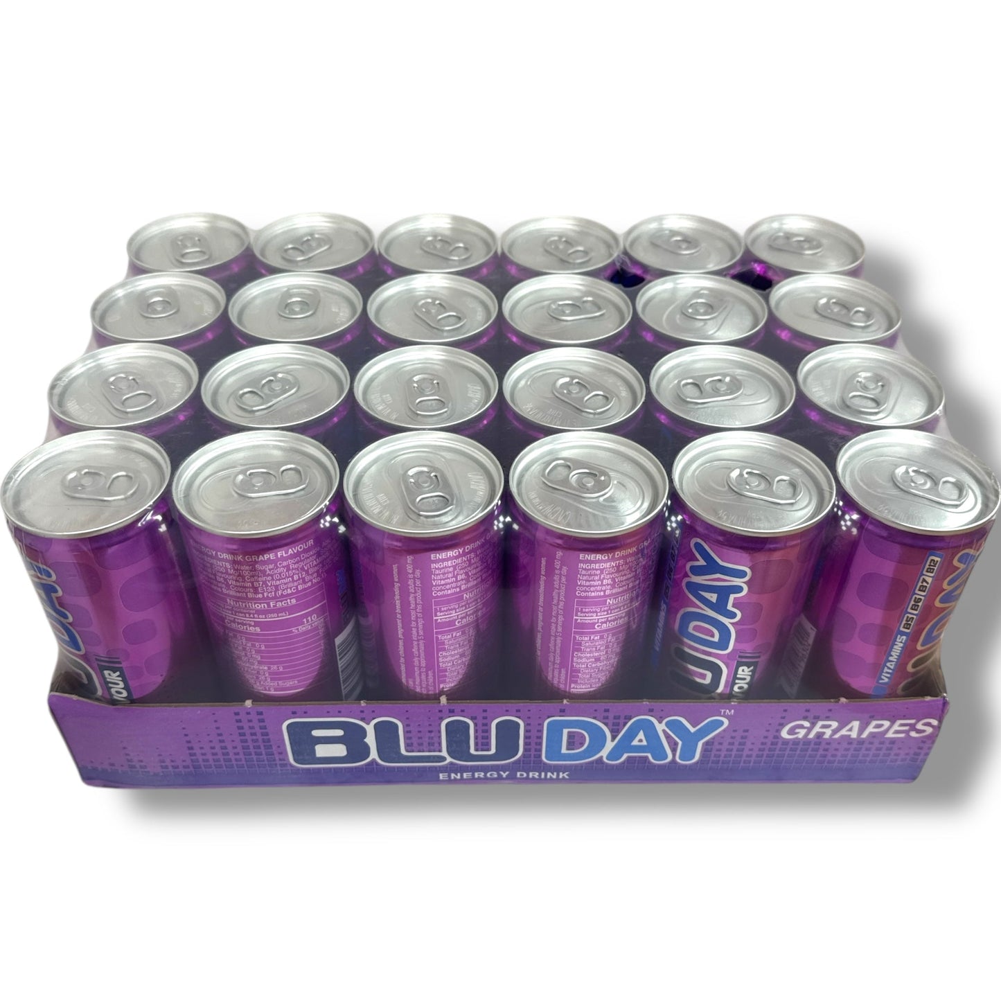 Blu Day Grapes Energy Drink 24-Pack