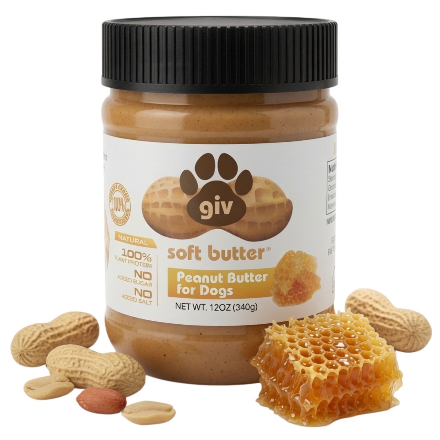 Dog Peanut Butter 12oz Jar