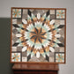 Amish Handmade Barn Quilt Wall Art – Reclaimed Barn Wood – 30.5” x 30.5”