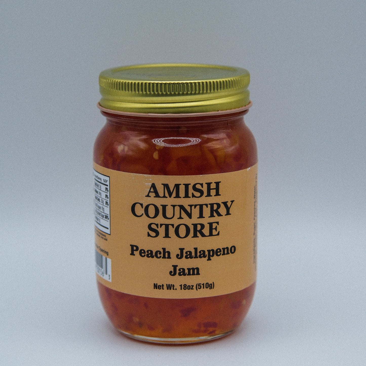 Peach Jalapeno Jam | Sweet & Spicy Country Spread | 18 oz.