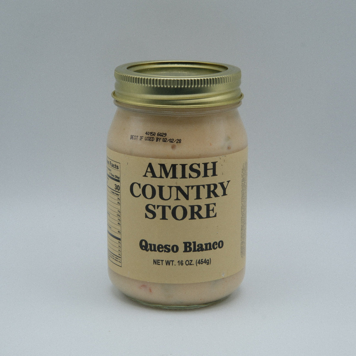 Old-Fashioned Queso Blanco (16oz) | Amish Country Store