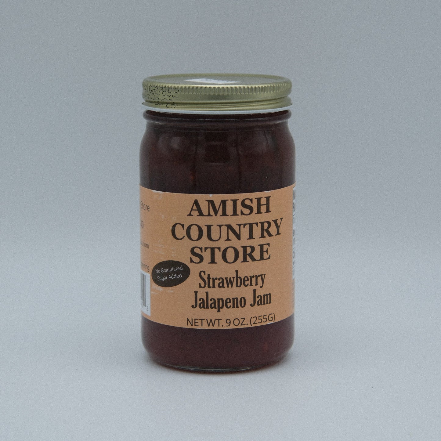 Strawberry Jalapeño Jam – No Sugar Added (9 oz) | Amish Country Store