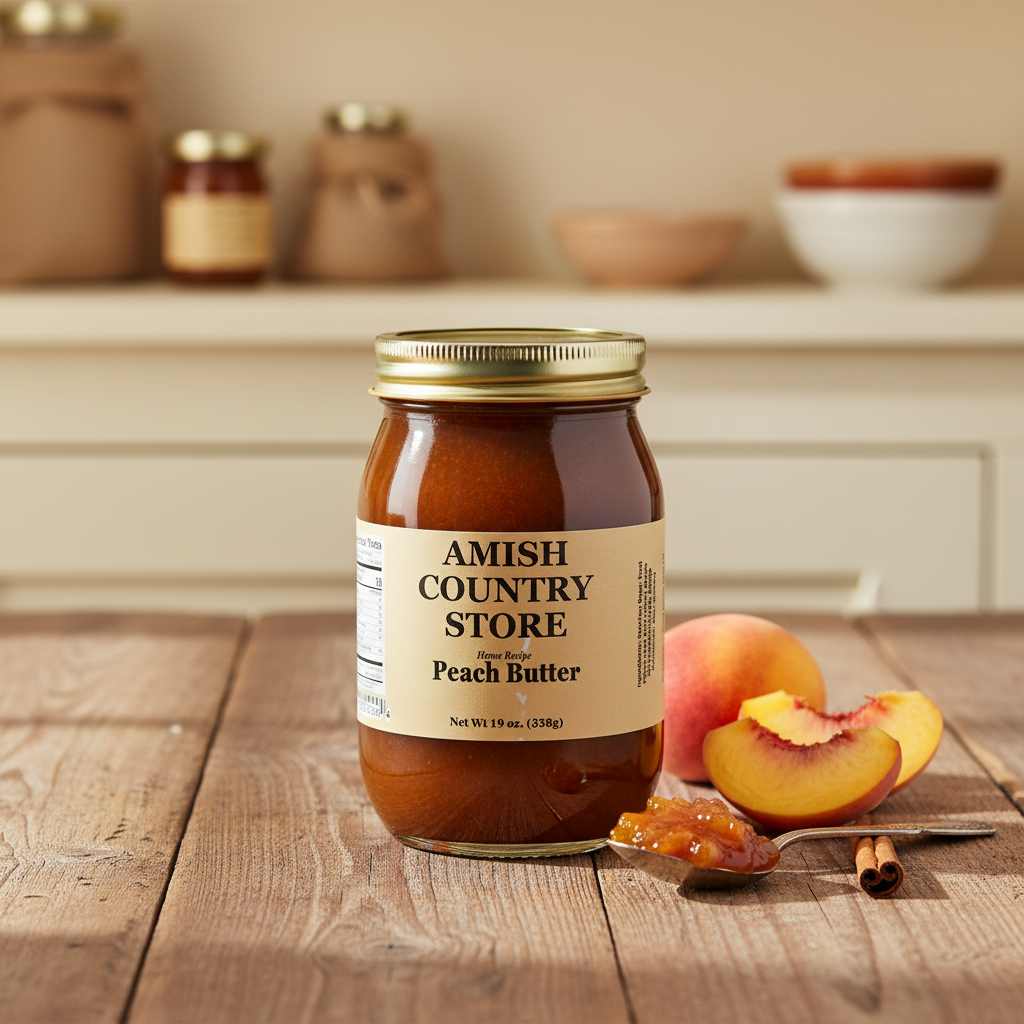 Peach Butter – Old-Fashioned (19 oz) | Amish Country Store