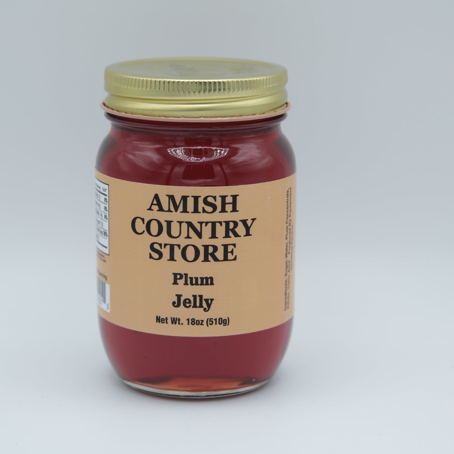 Old-Fashioned Plum Jelly | Classic Country Fruit Spread | 18oz