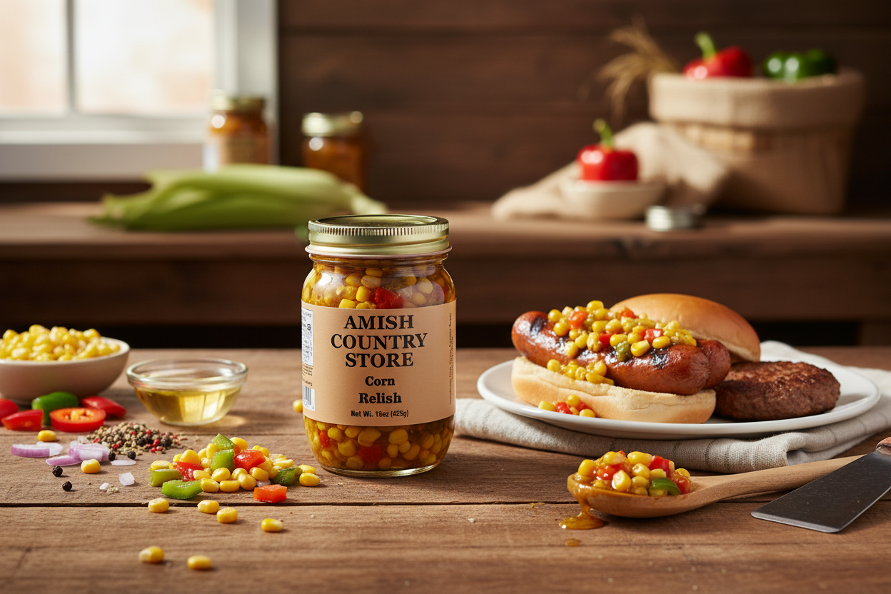 Corn Relish | Sweet & Tangy Country Relish | 15 oz