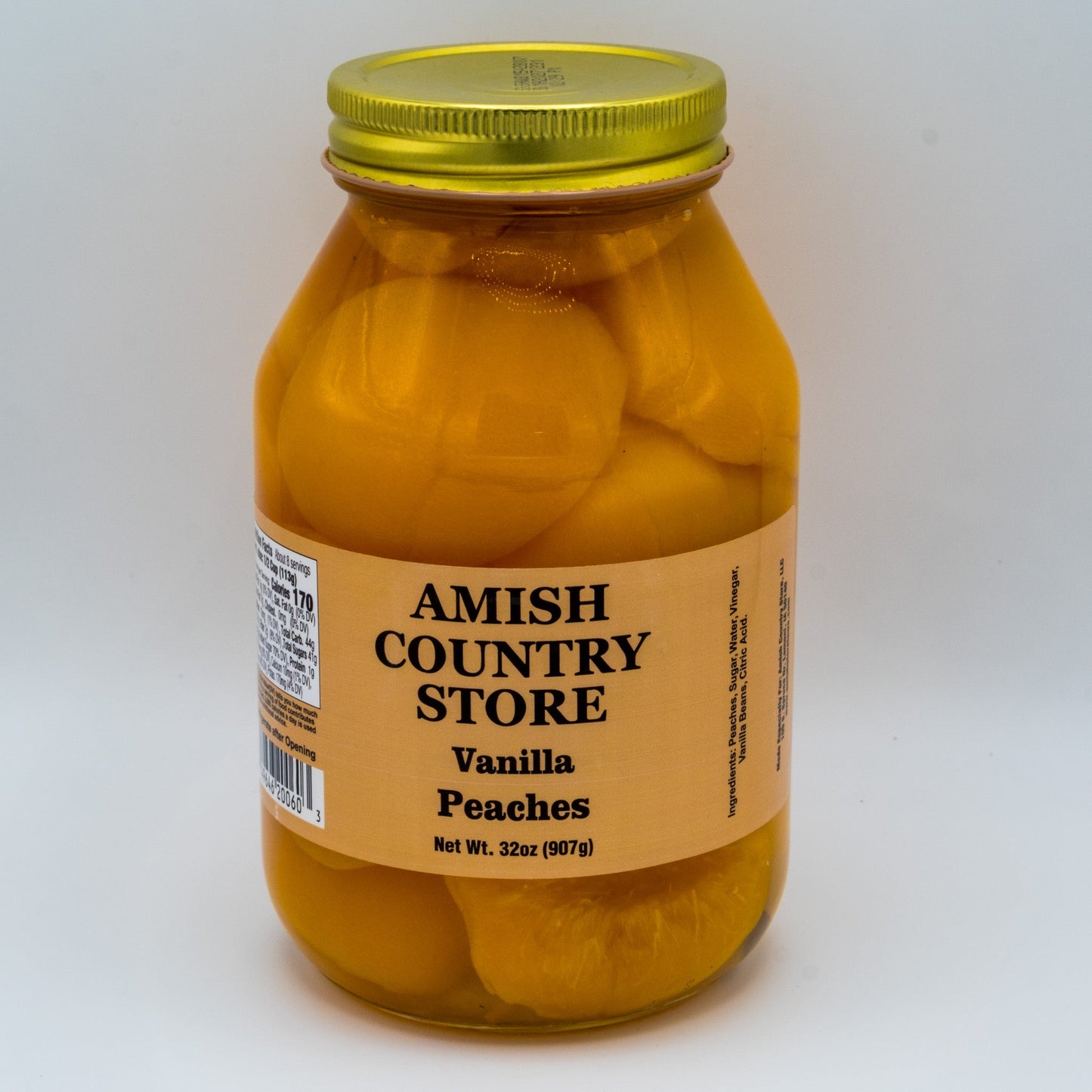 Old-Fashioned Vanilla Bean Peaches | Amish Country Store | 32 oz