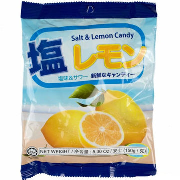 Wonderfood Salt and Lemon Hard Candy 5.30 oz From Malaysia