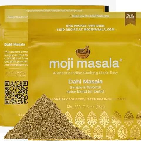 Complete Indian Spice Gift Set – All 14 Blends for Meat, Fish, Vegetable & Rice Dishes | Pre-Measured, 14 Recipes | moji masala®