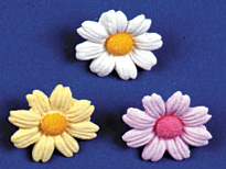 Daisies - Medium - White 180 pcs