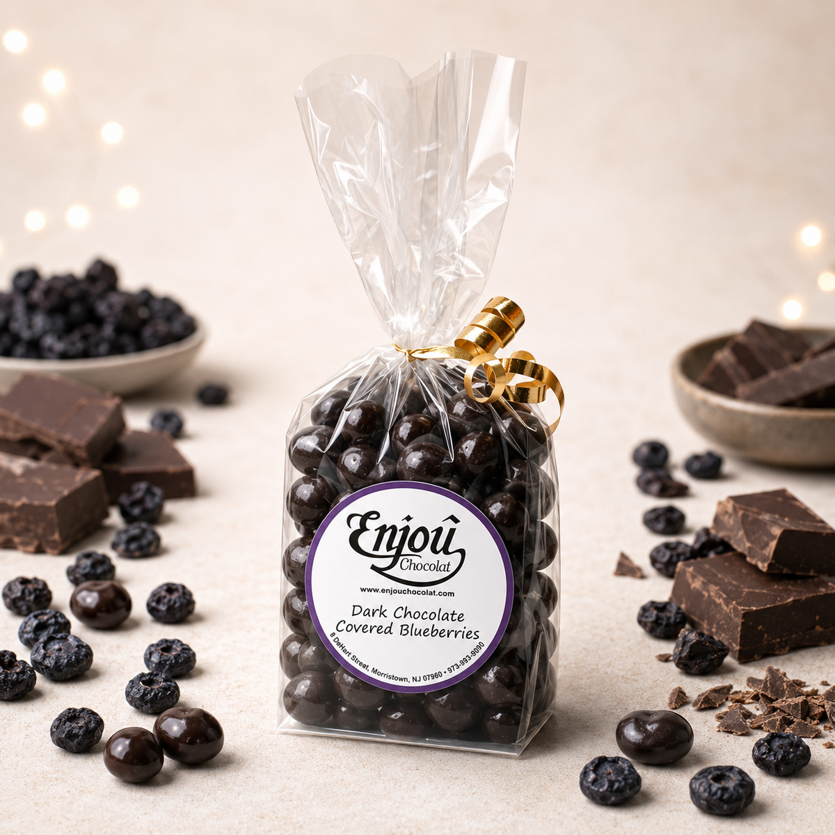 Dark Chocolate Covered Blueberries