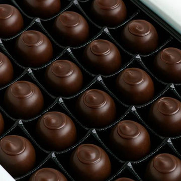 Andy Anand Belgian Dark Chocolate Cherry Cordials – 48 Pcs Vegan Gift Box, Decadent Delicacies Made with 60% Chocolate (Cocoa Butter), Perfect for Gifting and Appreciation