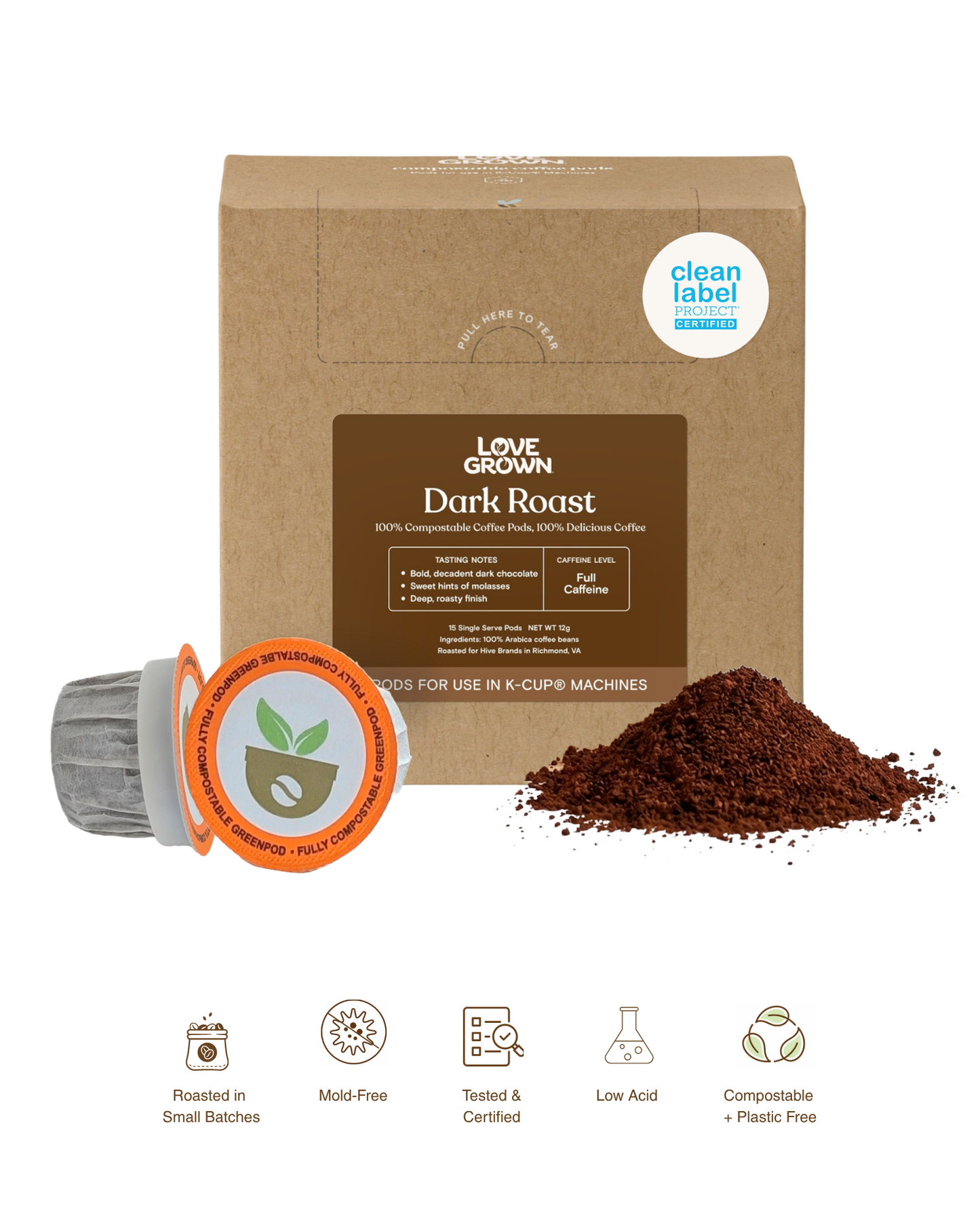 Compostable Coffee Pods for Keurig® Machines