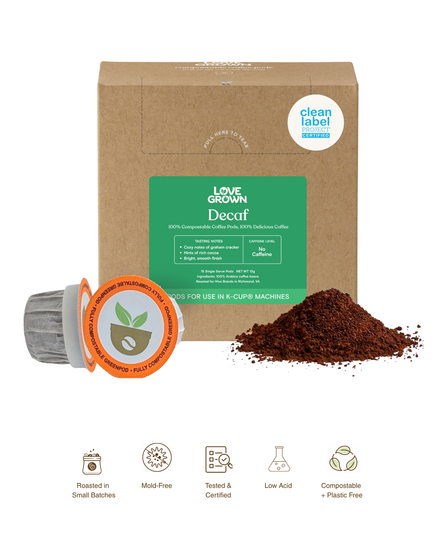 Compostable Coffee Pods for Keurig® Machines
