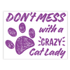 Crazy Cat Lady Sticker
