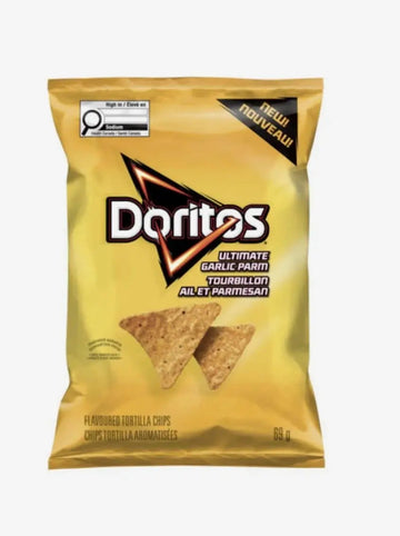 Doritos Ultimate Garlic Parmesan Chips 67g – Import Garlic Parm Doritos (Canada)