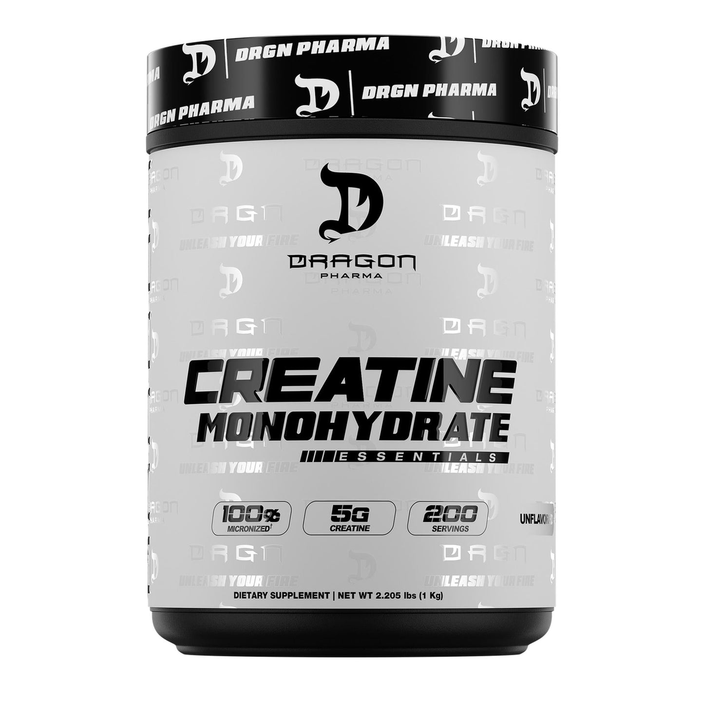 Dragon Pharma Creatine Monohydrate, 1KG - 200 Servings