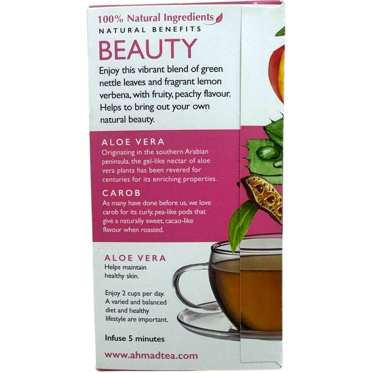 Ahmad Tea Beauty Herbal Tea for Skin Radiance
