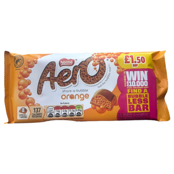 Nestle Aero Chocolate Bar – Orange