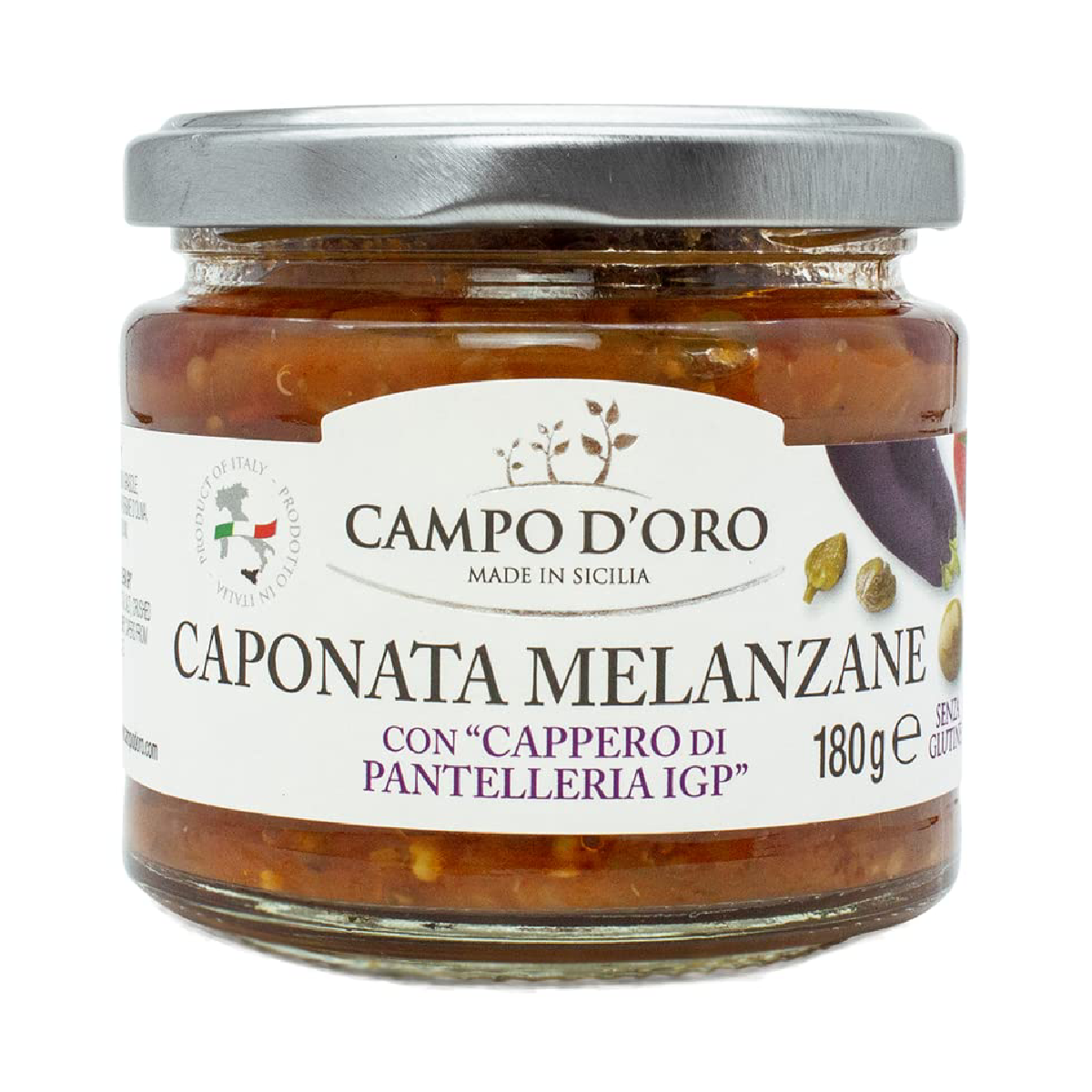 Campo D'Oro, Eggplant Caponata Appetizer,  6.35 oz