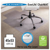 Task Series Anchorbar Chair Mat For Carpet Up To 0.25 45 X 53, Clear