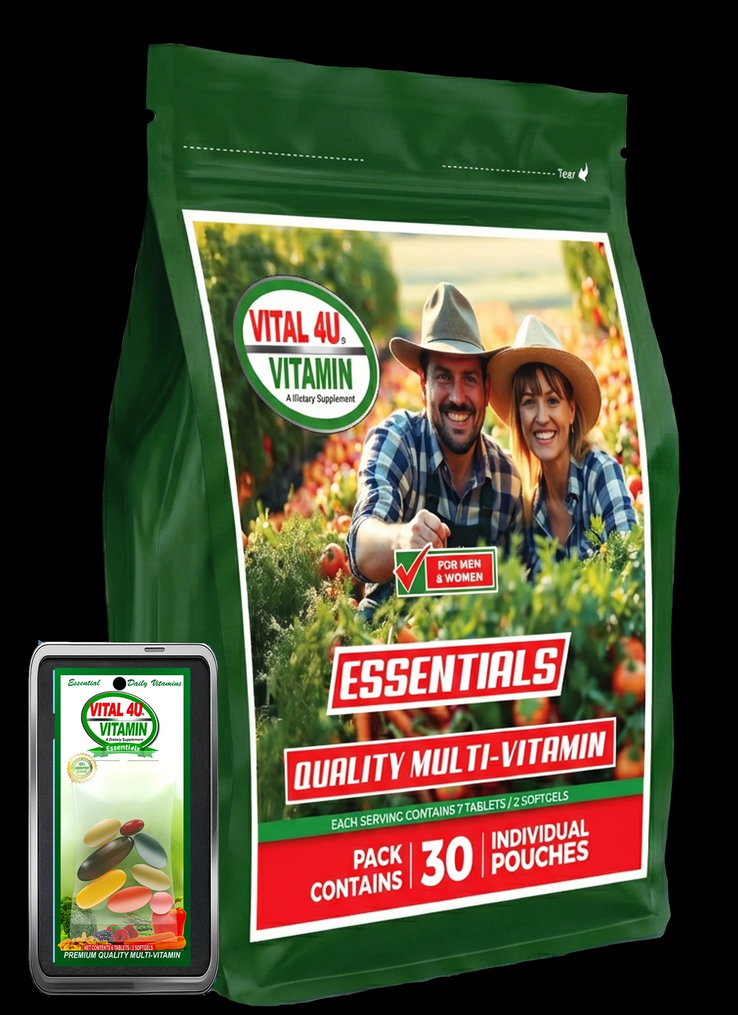 Vital 4U Essential 30-Day Multivitamin