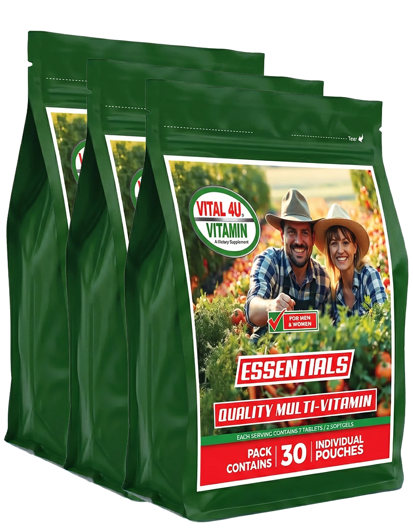 Vital 4U Essential 30-Day Multivitamin