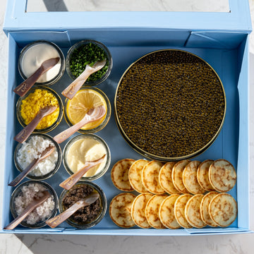 The Complete Caviar Set 125g of Kaluga Classic