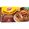 Eggo Thick And Fluffy Cinnamon Brown Sugar Waffles, Belgian Style, 11.6 Oz 6 Count (Frozen)