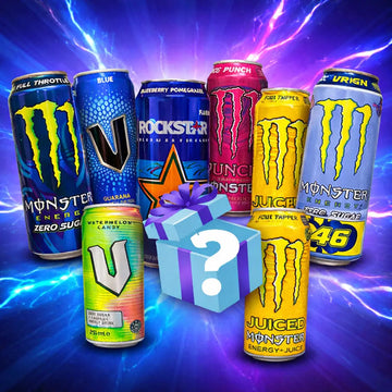 Energy Drink Mystery Box – Random Assortment of Imported & Limited Edition Energy Drinks