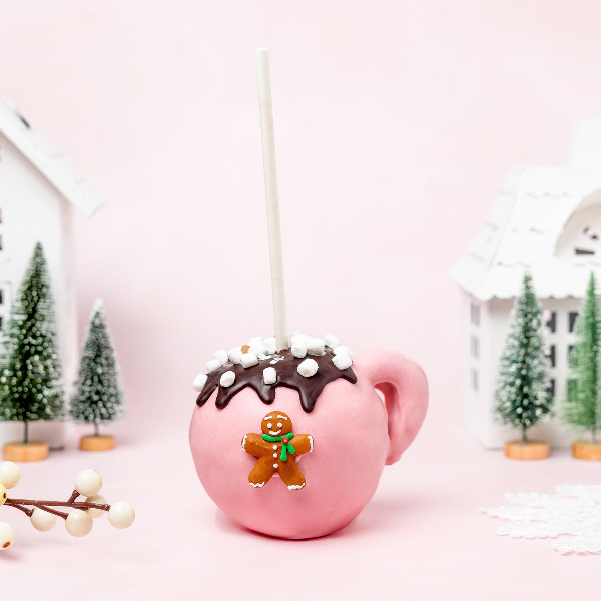 Pinkmas Chocolate Covered Apple