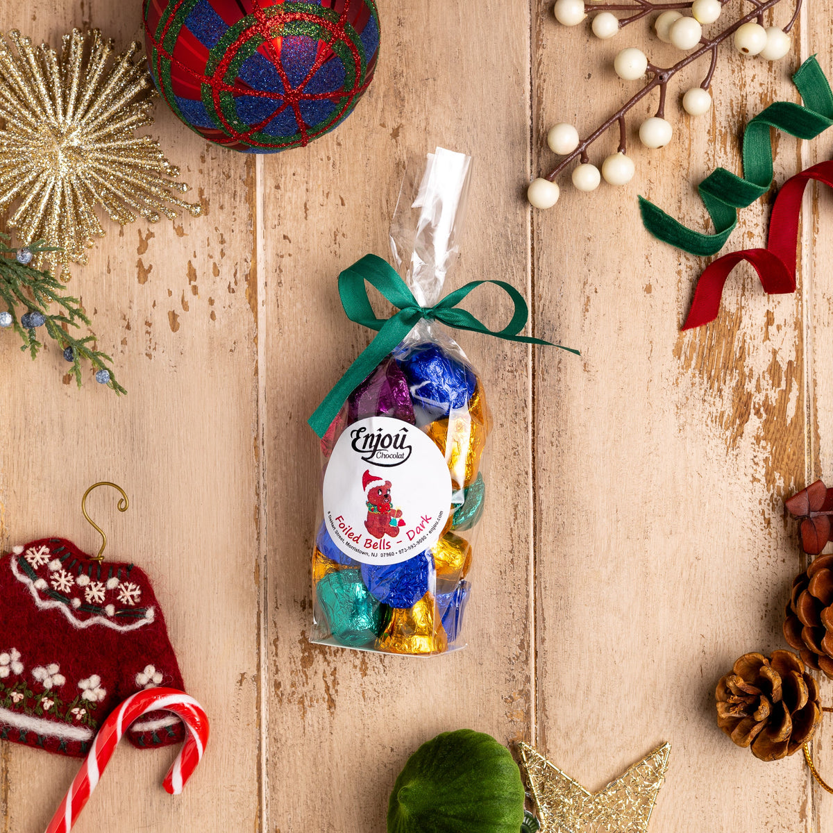 Dark Chocolate Holiday Bells - 6 oz.
