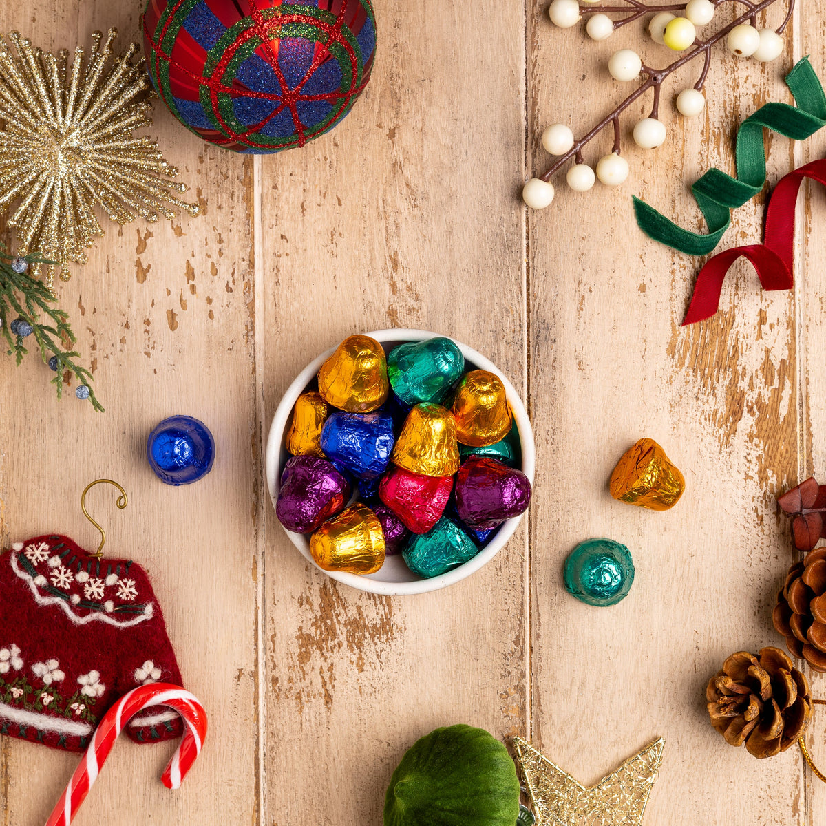 Dark Chocolate Holiday Bells - 6 oz.