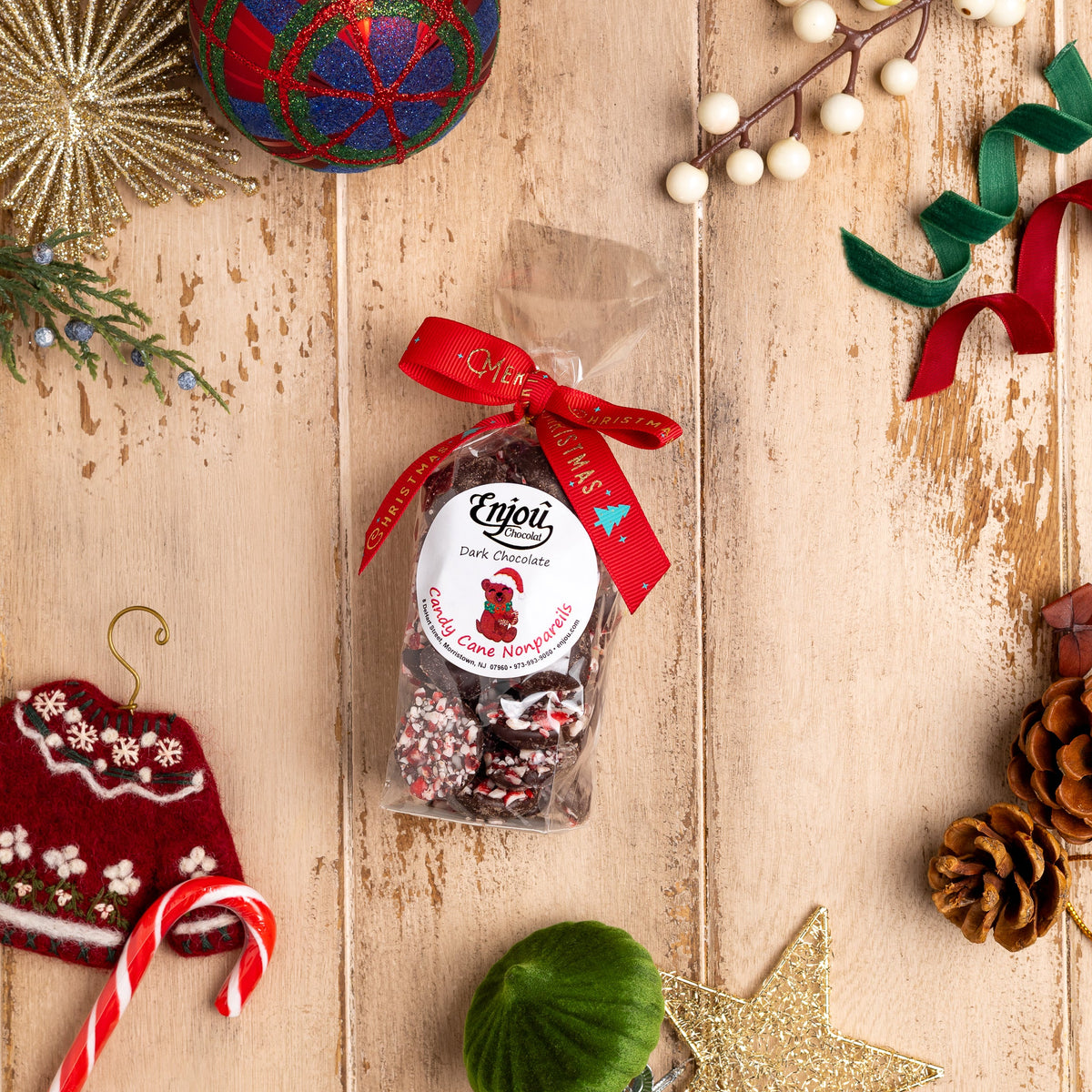 Candy Cane Nonpareils