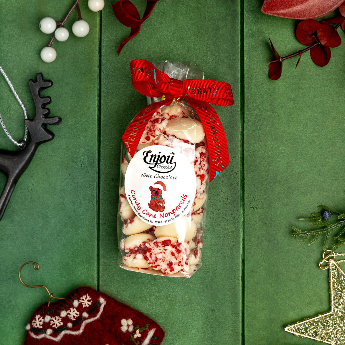 Candy Cane Nonpareils