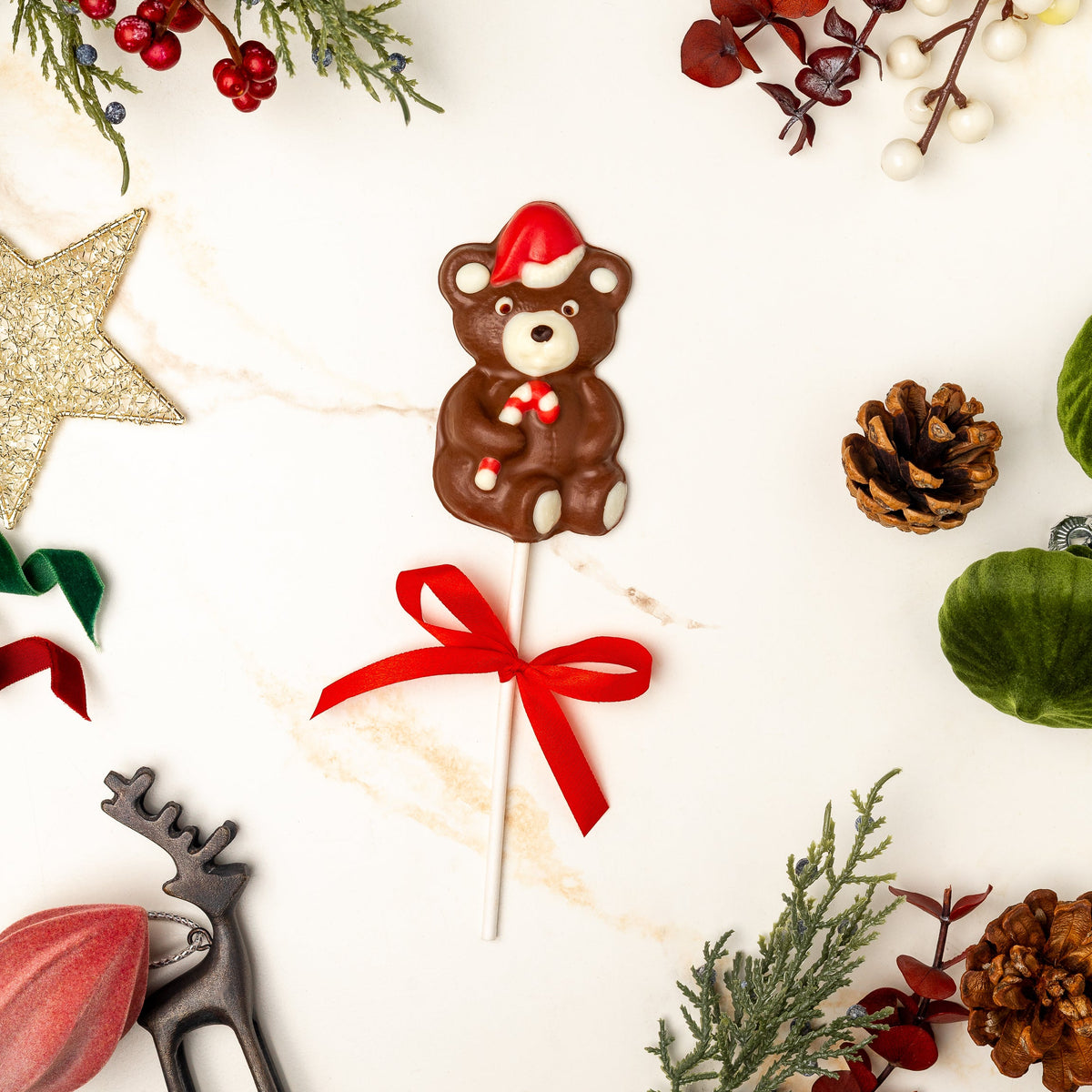 Santa Teddy Bear Lolly