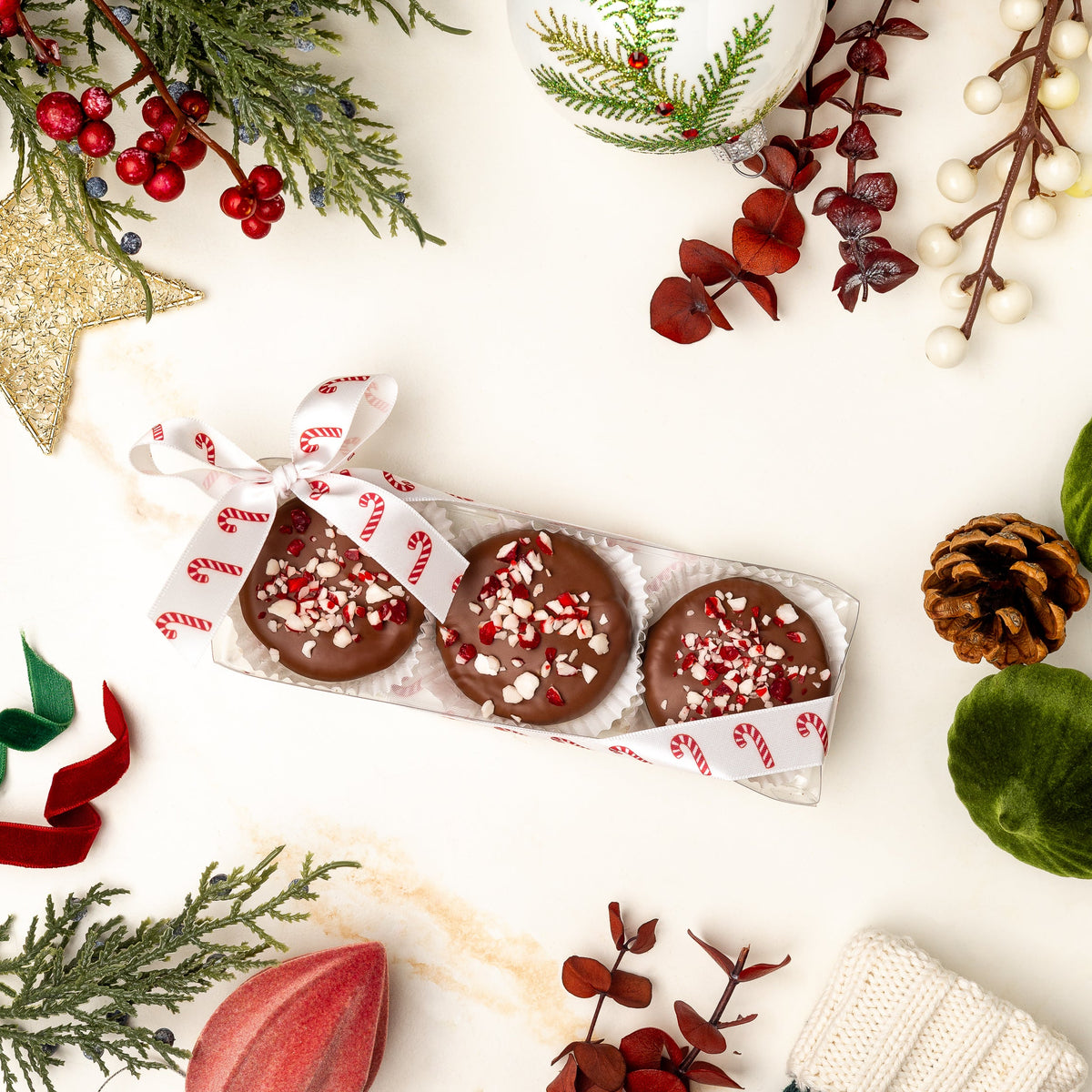3-Piece Candy Cane Oreo Gift Box